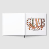 Geef Bedankt Herfst Gastenboek (Volledig)