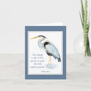 Geef Bedankt Lord Bible Inspirerend Quote Heron