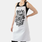 Geef Bedankt met een gratefull-hart Schort (Insitu)