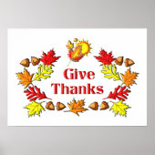 GEEF BEDANKT POSTER (Voorkant)