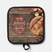 Geef Bedankt Pot Holder Pannenlap (Voorkant)