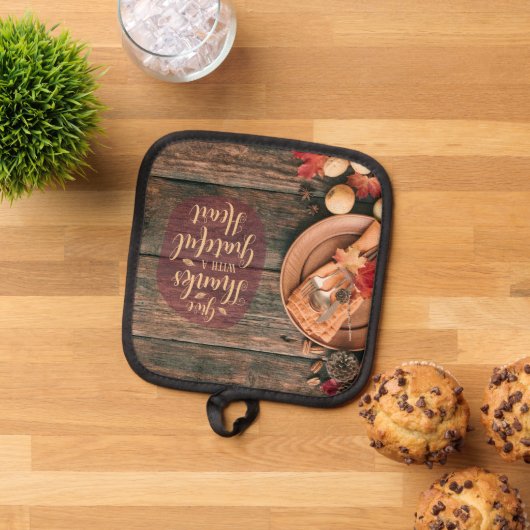 Geef Bedankt Pot Holder Pannenlap (Top down)