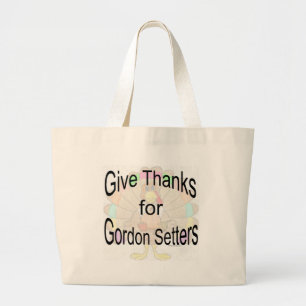 Geef Bedankt voor Gordon Setters Grote Tote Bag