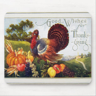Geef Bedankt voor Thanksgiving Muismat