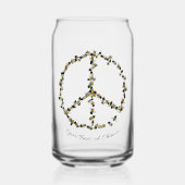 Geef bijen een kans blikvorm glas (Voorkant)