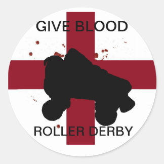 Geef Blood Roller Derby STICKER