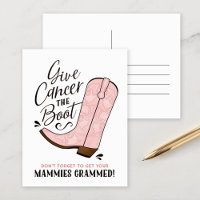 Geef Cancer het Boot Briefkaart