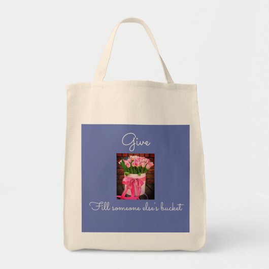Geef canvas tas (Voorkant)