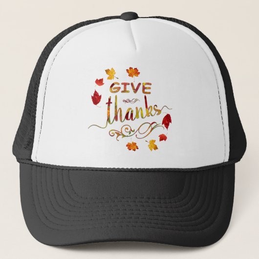Geef Dank Oogst Rustieke Thanksgiving Monogram Trucker Pet (Voorkant)