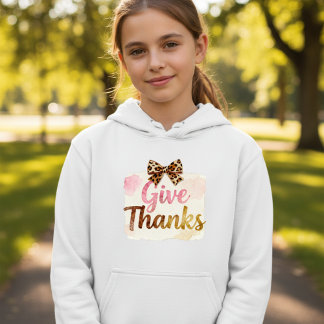 Geef Dank T-shirt | Bloemige Herfst Coquette Shirt