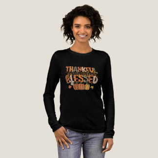 Geef Dank T-shirt | Bloemrijke Herfst Coquette Shi