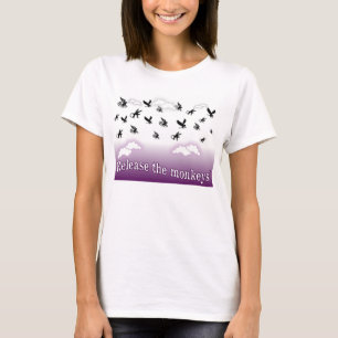 Geef de apen vrij t-shirt