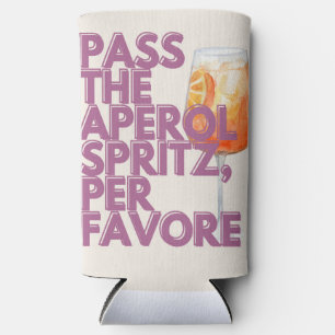 Geef de Aperol Spritz-print door Italiaanse cock