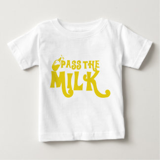 Geef de Baby Apparel T-Shirt van de Melkvun door