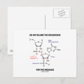 Geef de Boodschapper niet de schuld voor het beric Briefkaart (Voorkant / Achterkant)