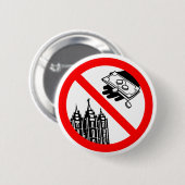 Geef de Button van de kerk niet door. (Voorkant /achterkant)