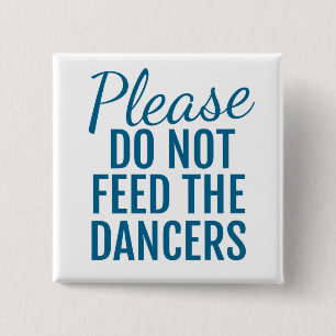 Geef de dansers geen Button blauw