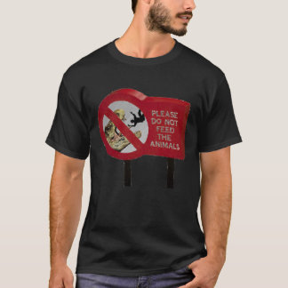 Geef de Dinosaur geen voer T-shirt