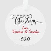 Geef de Grote Slam ⚾ de Kerstmis aan Ornament (achterkant)