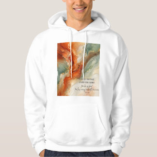 GEEF DE HEER DANK |Kerstgeschenk voor Dankdag Hoodie