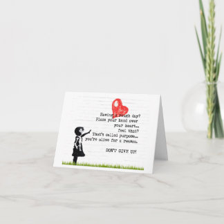 Geef de Kaart van het Citaat van de Aanmoediging n