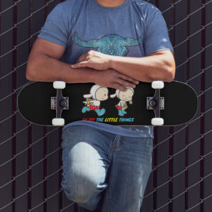 GEEF DE KLEINE DINGEN, leuk, motivatie Skateboard
