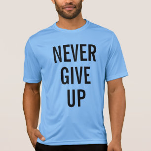 Geef de Mannen elegante Carolina Blue Modern nooit T-shirt