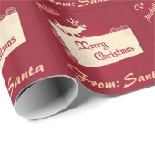 Geef de naam Roodrendierrendierrendiertje van Sant Cadeaupapier (Rol Hoek)