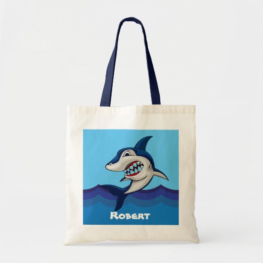 Geef de naam van de snelle haai op tote bag (Voorkant)
