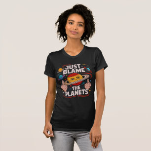Geef de planeten de schuld t-shirt
