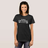 Geef de schuld aan de Network Programmer Computer  T-shirt (Voorkant volledig)