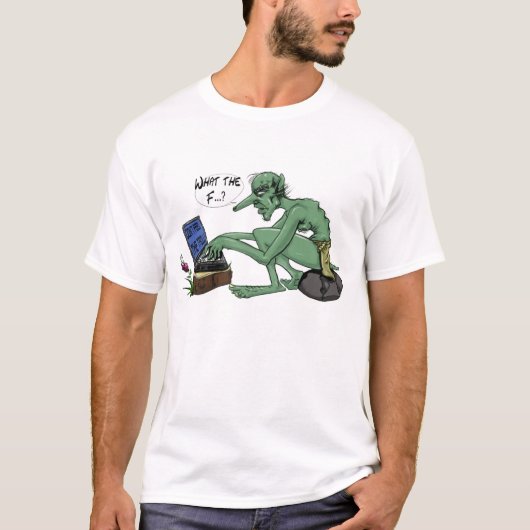 Geef de trol niet aan t-shirt (Voorkant)