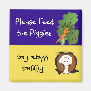Geef de Varkens te eten Magneet