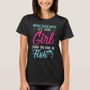 Geef die jongens ruimte, laat dit meisje je laten t-shirt