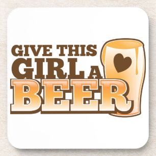 Geef dit meisje een Bier ND Onderzetter