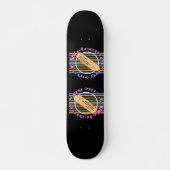Geef één kaartje toe - aan de 80's skateboard (Voorkant)