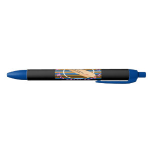 Geef één kaartje toe - aan de 80's zwarte inkt pen