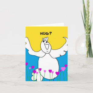Geef een Omhelzing Notecard Kaart