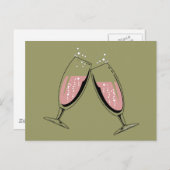 Geef een Toast exemplaar Briefkaart (Voorkant / Achterkant)