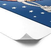 geef één toe poster (Hoek)