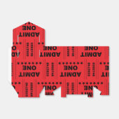 "Geef één toe" Tent Favor Box Bedankdoosjes (Uitgevouwen)