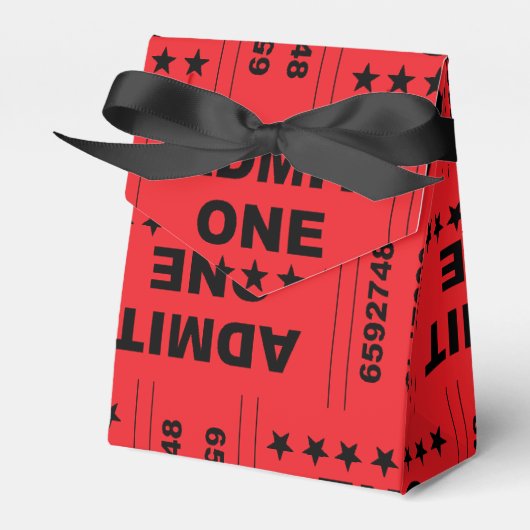 "Geef één toe" Tent Favor Box Bedankdoosjes (Voorkant Zijde)