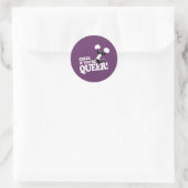 GEEF EEN TOEGIF ALS JE HOMO BENT RONDE STICKER (Tas)