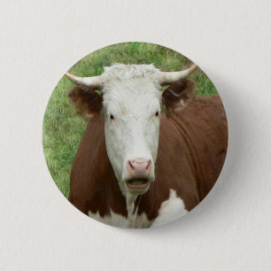 Geef 'Em de vogel voor Thanksgiving Ronde Button 5,7 Cm