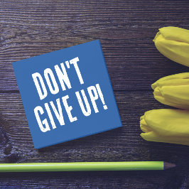 Geef geen Deep Blue Motivatie Positive op Post-it® Notes