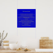 Geef geen leiderschap over - Gepersonaliseerd Poster (Keuken)