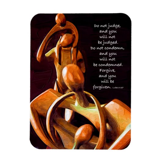 Geef geen oordeel over anderen magneet (Verticaal)