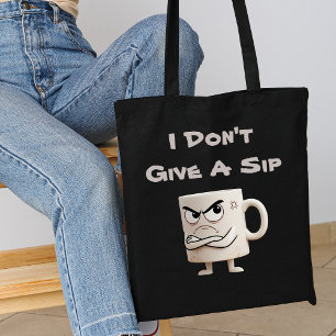 “Geef geen slok” Grumpy Mok Draagtas