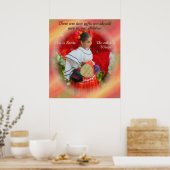 Geef hen Roots & Wings 2555 Art Print (Keuken)