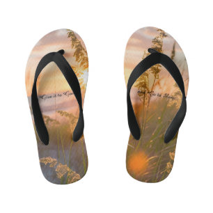 Geef het aan God Ga naar Slaap Goede Nacht Quote O Kinder Teenslippers